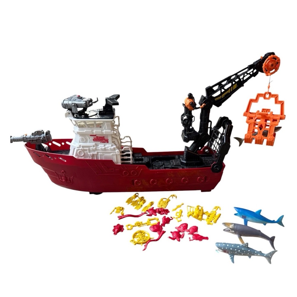 Animal Planet Wild Quest Shark Exploration Explore Ship Lights Sound Work Read